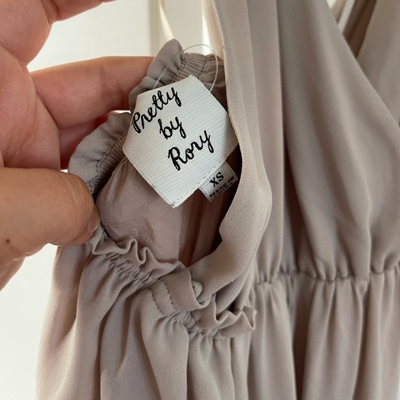 Pretty by Rory taupe maxi dress - Picture 2 of 5